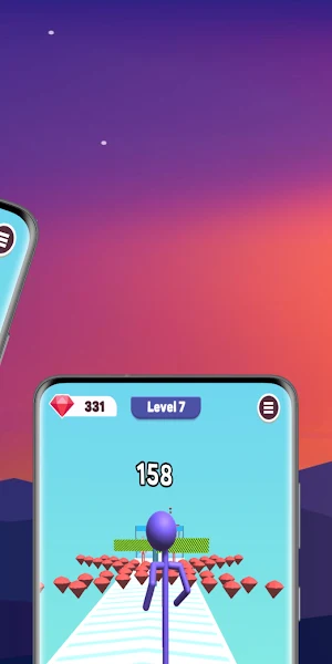 Tall Man Run 3D Amazing Racer Screenshot 0
