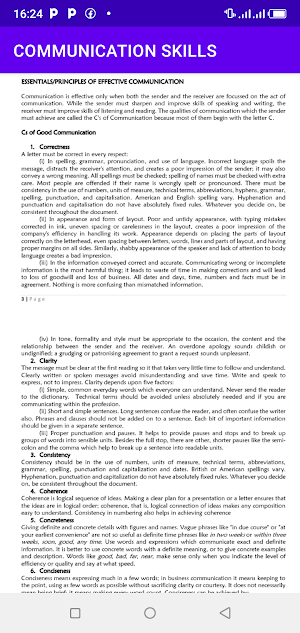 Communication Skills Notes Screenshot 1