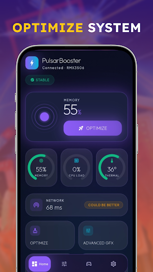 PulsarBooster — Game Dashboard Screenshot 0