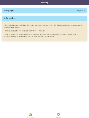Tip Calculator Pro Screenshot 3