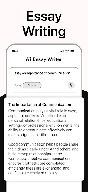 AI Writer - Story Essay Email Screenshot 1
