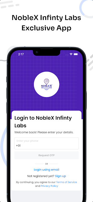 NobleX Infinity Labs Screenshot 0