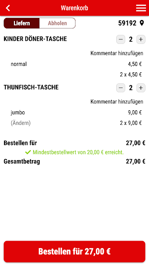 Bizim Grill Bergkamen Screenshot 1