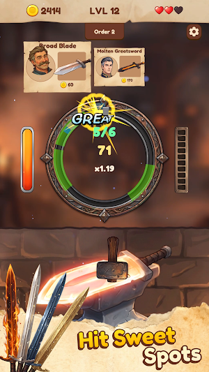 Perfect Forge: Sword Orders Screenshot 2