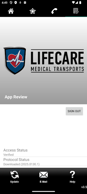 Lifecare Medical Transports Screenshot 2