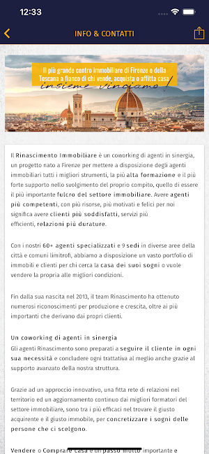 IL RINASCIMENTO IMMOBILIARE Screenshot 1