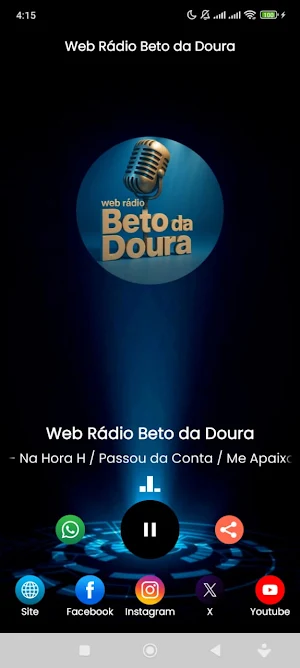 Web Rádio Beto da Doura Screenshot 0