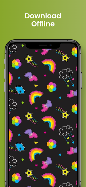 Cute Rainbow Wallpaper Screenshot 2