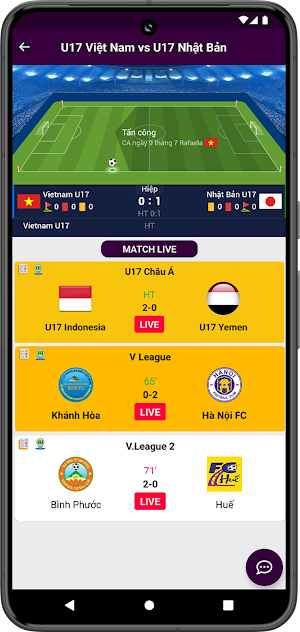 UScore - scores, schedules Screenshot 1