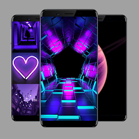Purple Romantic Wallpaper