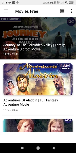 MovieTube App Screenshot 3