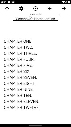 Book, Casanova's Homecoming Screenshot 0