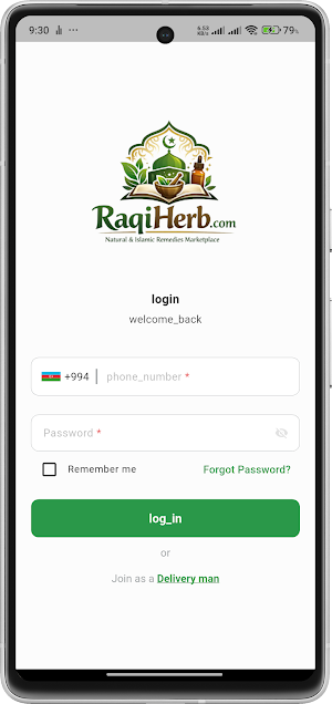 raqidelivery Screenshot 0