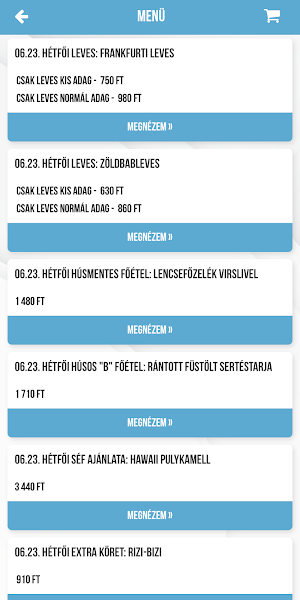 Park Menü Screenshot 1