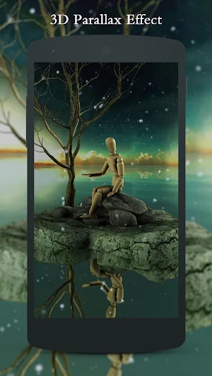 3D strange doll Live Wallpaper Screenshot 0