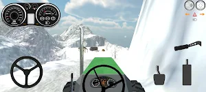 Tractor Driver Snowy Roads Screenshot 2