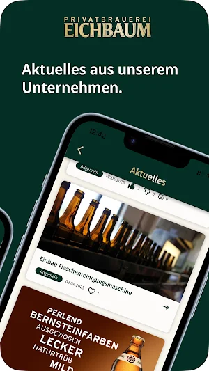 Eichbaum Mitarbeiter-App Screenshot 1