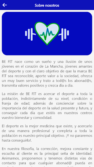 BE FIT MANZANARES Screenshot 2