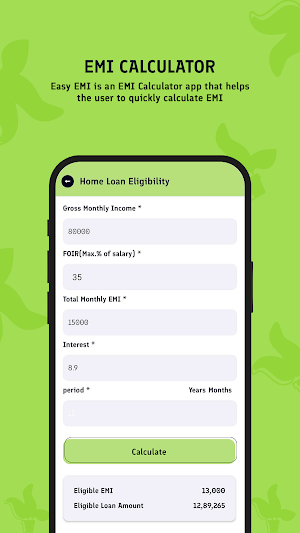LoanGuru - EMI Loan Calculator Screenshot 2