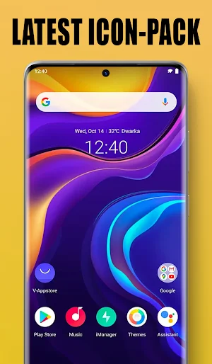 Vivo X60 pro Launcher, theme for Vivo X60 Screenshot 2