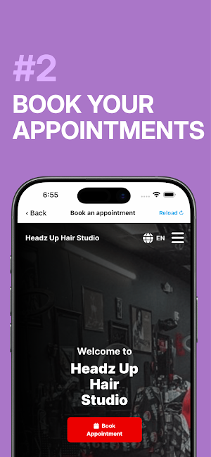 Headz Up Hair Studio Screenshot 1