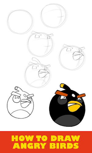 How to draw Angry Birds Screenshot 1