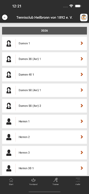 Tennisclub Heilbronn von 1892 Screenshot 1