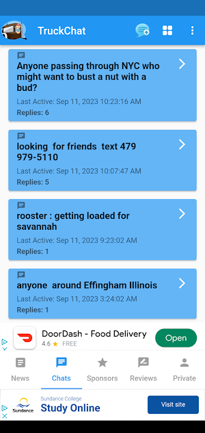 Truckers Chat 2 Screenshot 3
