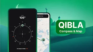 Qibla Finder - compass & map Screenshot 0