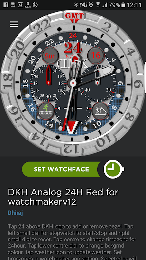DKH 24H Red 2.0 for Watchmaker Screenshot 1