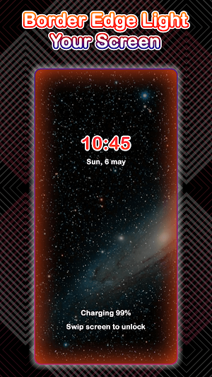 Edge Lighting Live Wallpaper, Borderlight Colors Screenshot 1