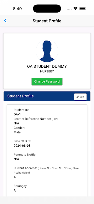 SPALC Mobile Portal Screenshot 1