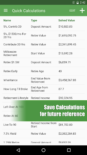 Savings Estimator Screenshot 2