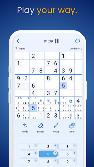 Velo Sudoku: Brain Training Screenshot 1
