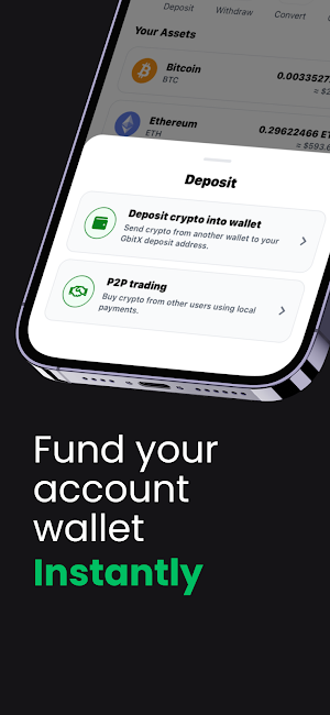 GbitX: Buy Bitcoin & crypto Screenshot 0