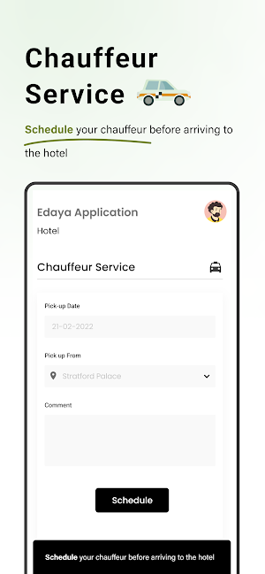 Edaya:CheckIn/out,Room Service Screenshot 1