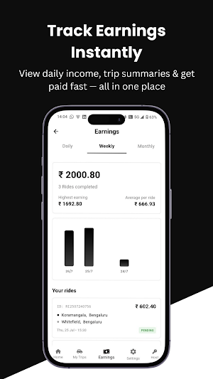 2xCabs Partner Screenshot 2