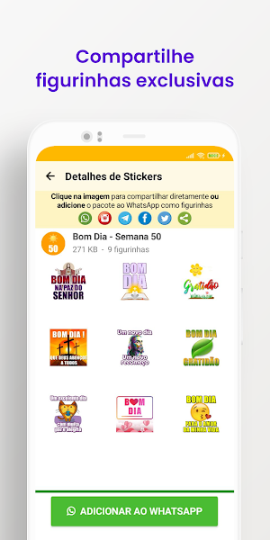 Figurinhas de Bom Dia Screenshot 2