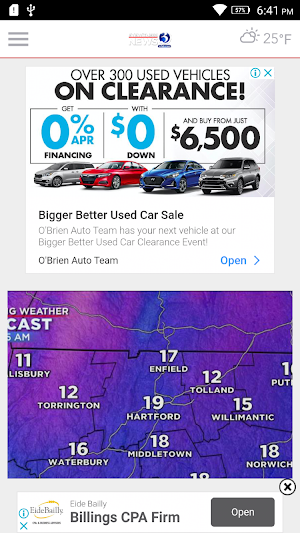 WFSB Channel 3 Eyewitness News Screenshot 0