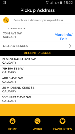 Checker Cabs Calgary Screenshot 1