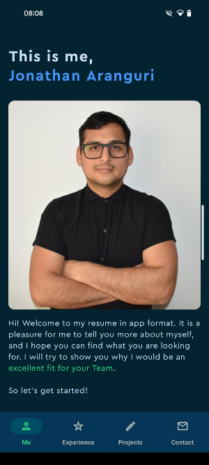 JoniAranguri's Resume Screenshot 1