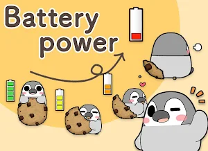 Battery Saver & Battery Widget : Penguin- Pesoguin Screenshot 1
