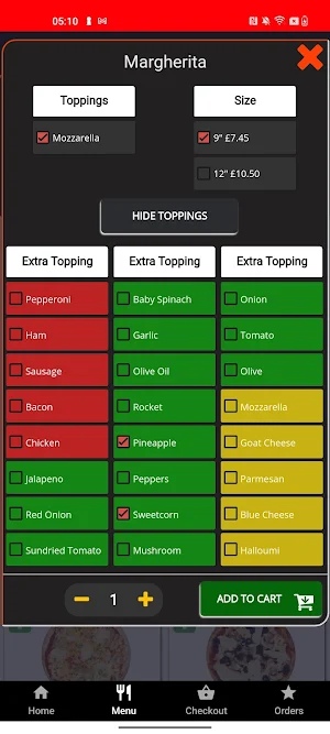 Corner Cafe Pizza Burger Screenshot 2