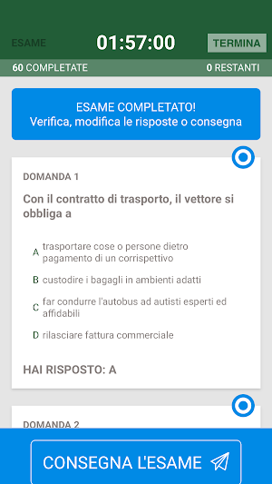 Quiz Gestore Trasporto Cose Screenshot 2