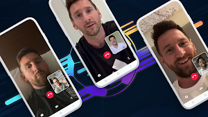 Lionel Messi Video Call, Chat Screenshot 1