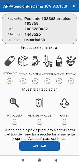 Atencion Pie de Cama ICV Screenshot 0