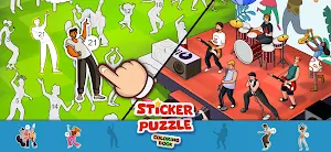 Sticker Puzzle - Coloring Book Screenshot 2