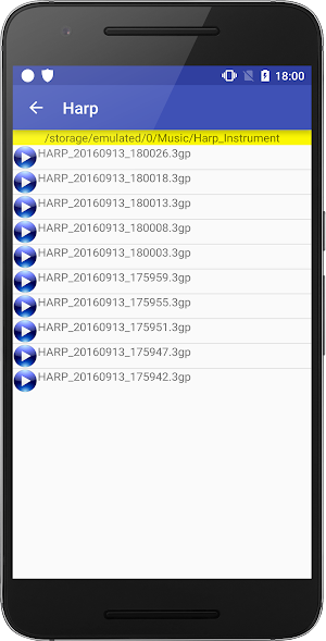 Harp Instrument Screenshot 2