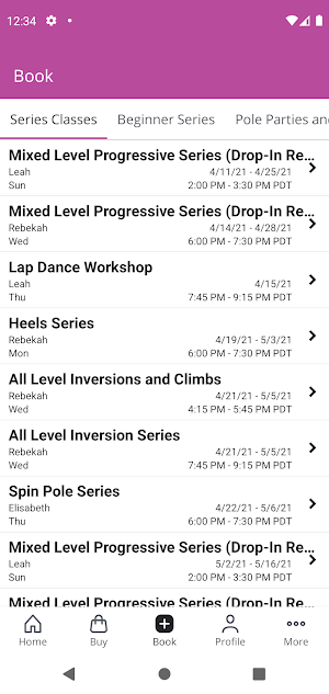 Writhe Pole Dance Screenshot 1