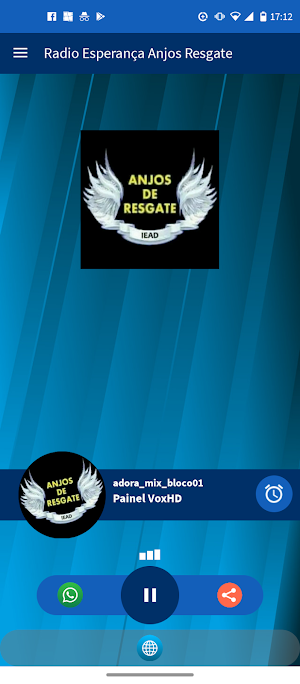 Rádio Esperança Anjos Resgate Screenshot 2